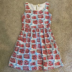 Cath Kirstin Sz 12 Dress - London Busses